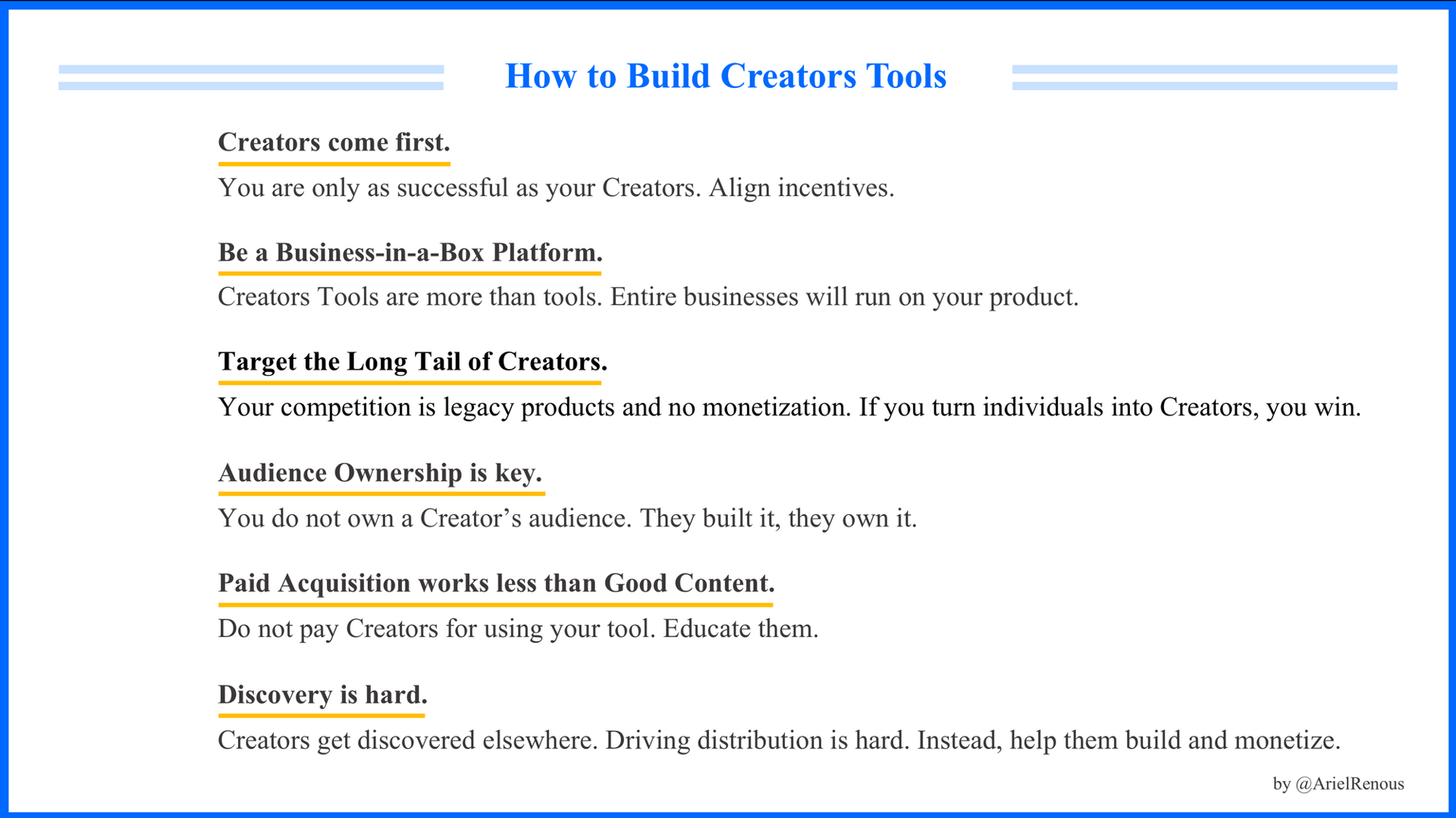 Building For Creators